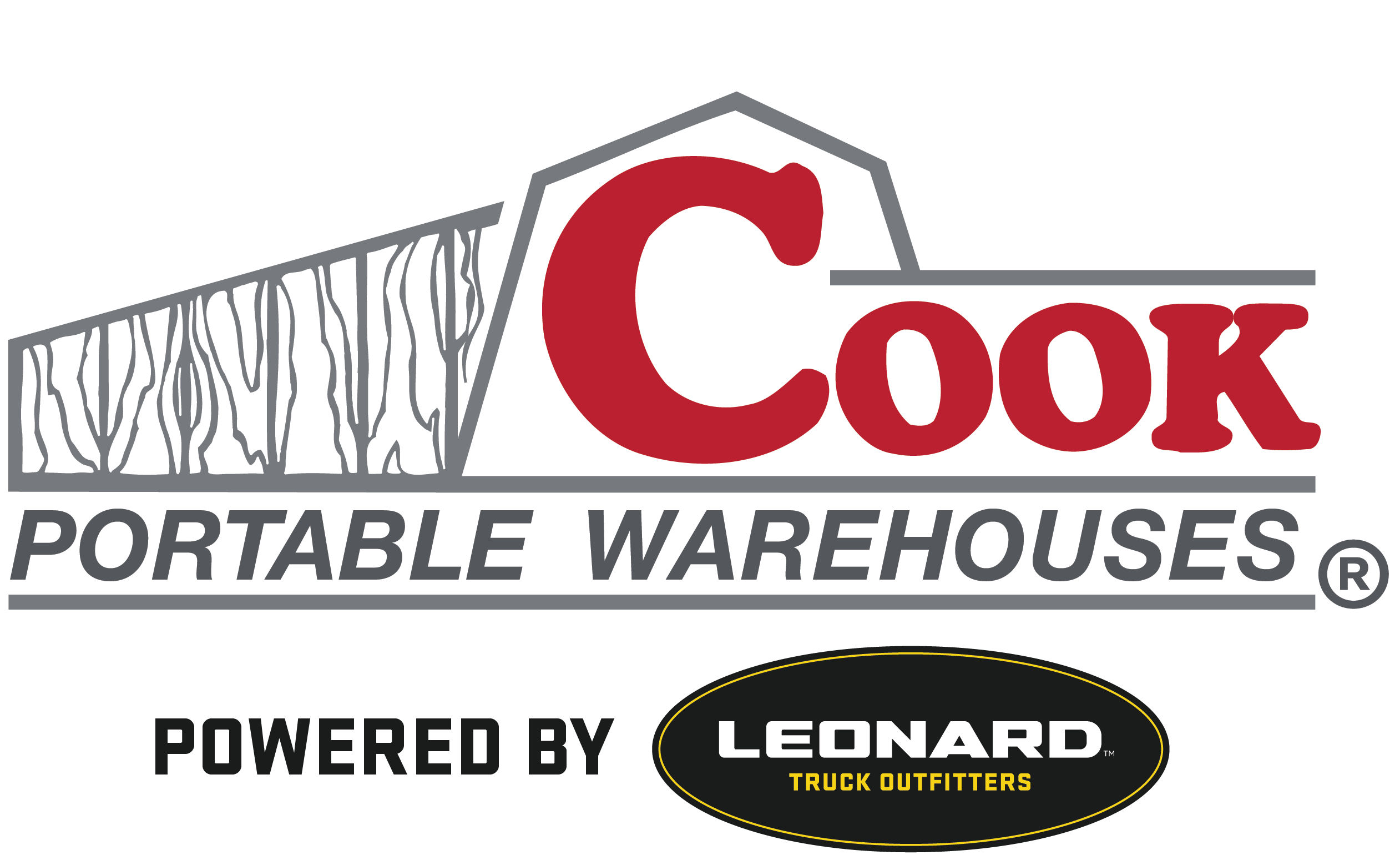 Cook Portable Warehouses, powered by Leonard Truck Outfitters